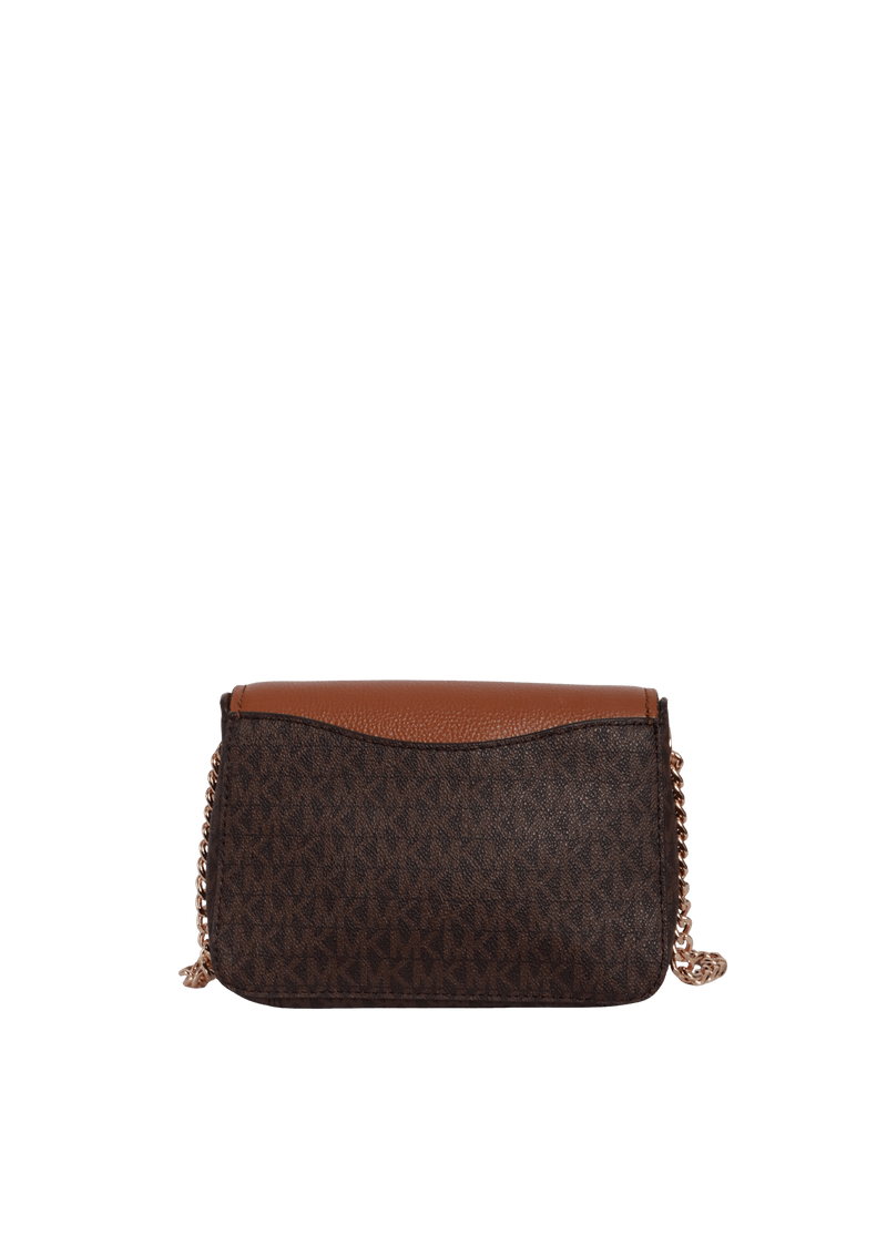 SMALL LOGO PEBBLED CROSSBODY BAG