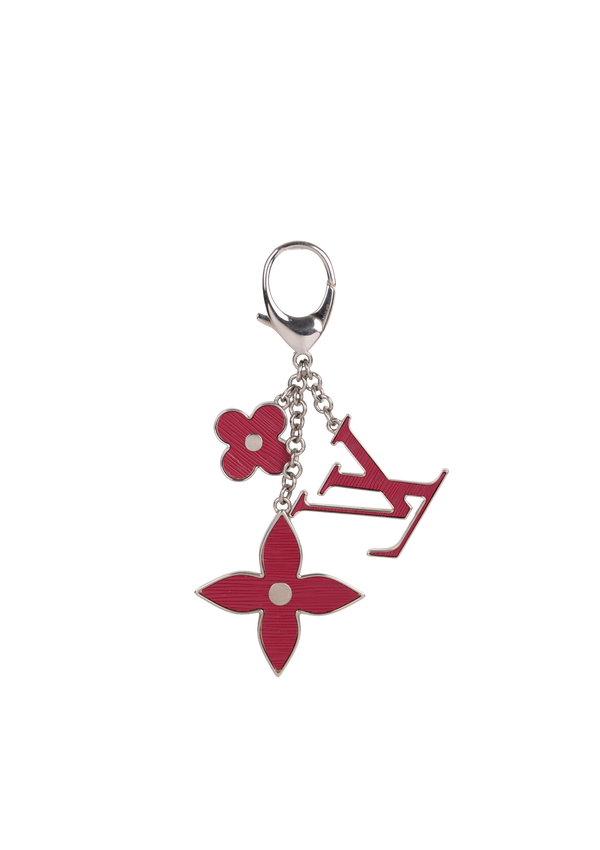 FLEUR DE MONOGRAM MULTI COLOR BAG CHARM