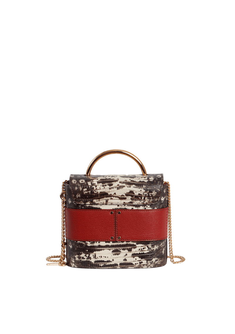 SMALL ABY LOCK CROCO BAG