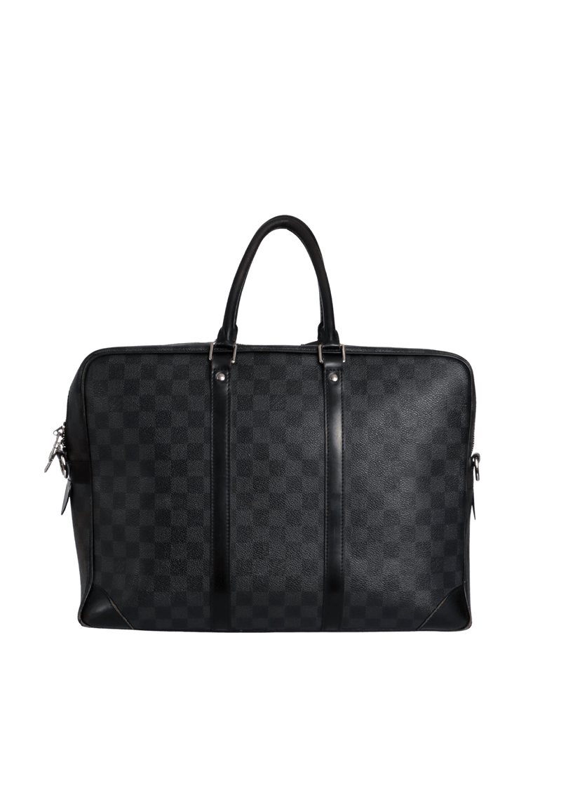 DAMIER GRAPHITE OVERNIGHT BRIEFCASE