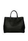 LARGE SAFFIANO LUX DOUBLE ZIP GALLERIA