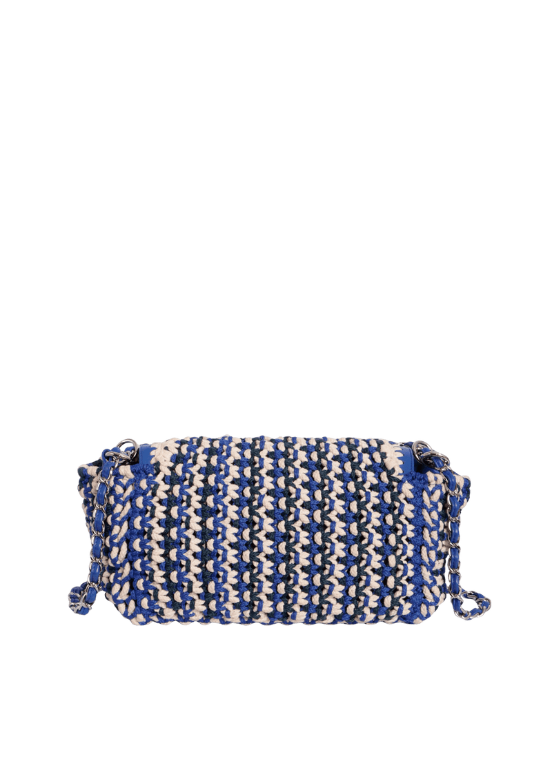 ACCORDION FANCY CROCHET FLAP BAG