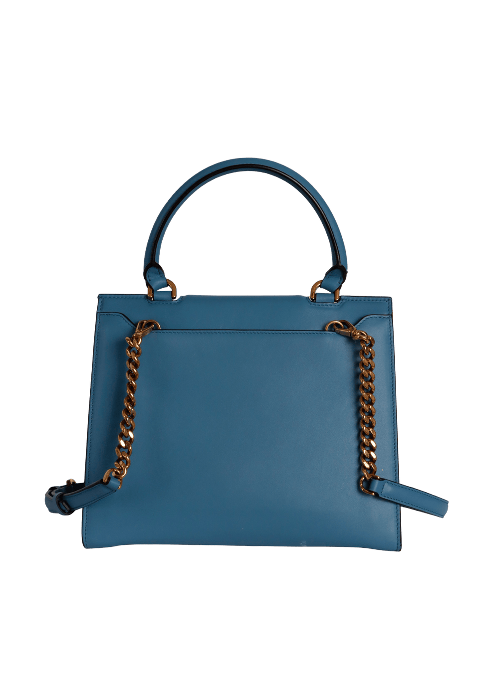 BOLSA SALVATORE FERRAGAMO TRIFOLIO BAG AZUL ORIGINAL – Gringa