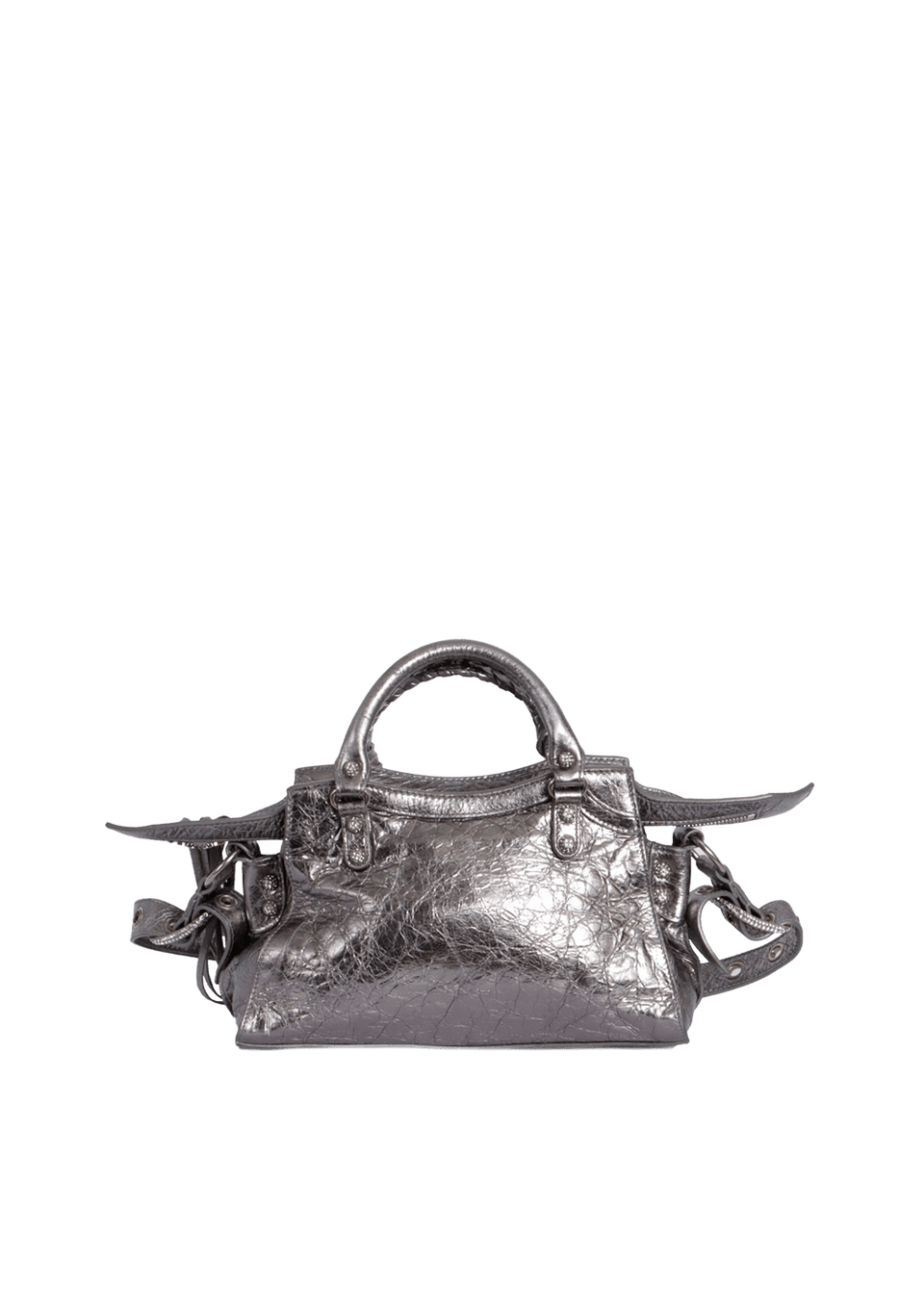 BOLSA BALENCIAGA NEO CAGOLE XS PRATA ORIGINAL – Gringa BOLSA BALENCIAGA NEO CAGOLE XS PRATA ORIGINAL – Gringa
