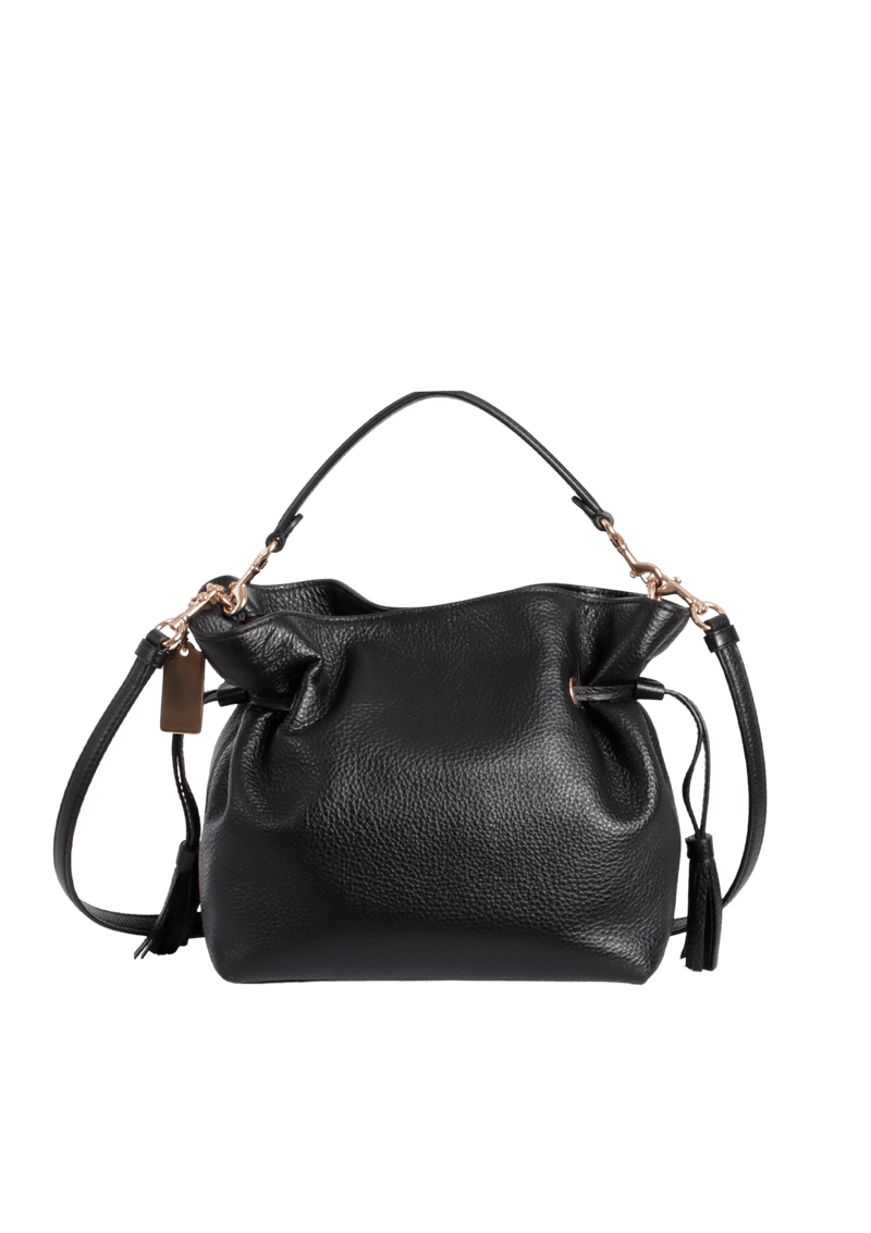 LEATHER BUCKET BAG