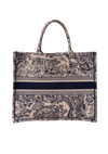 LARGE TOILE DE JOUY BOOK TOTE