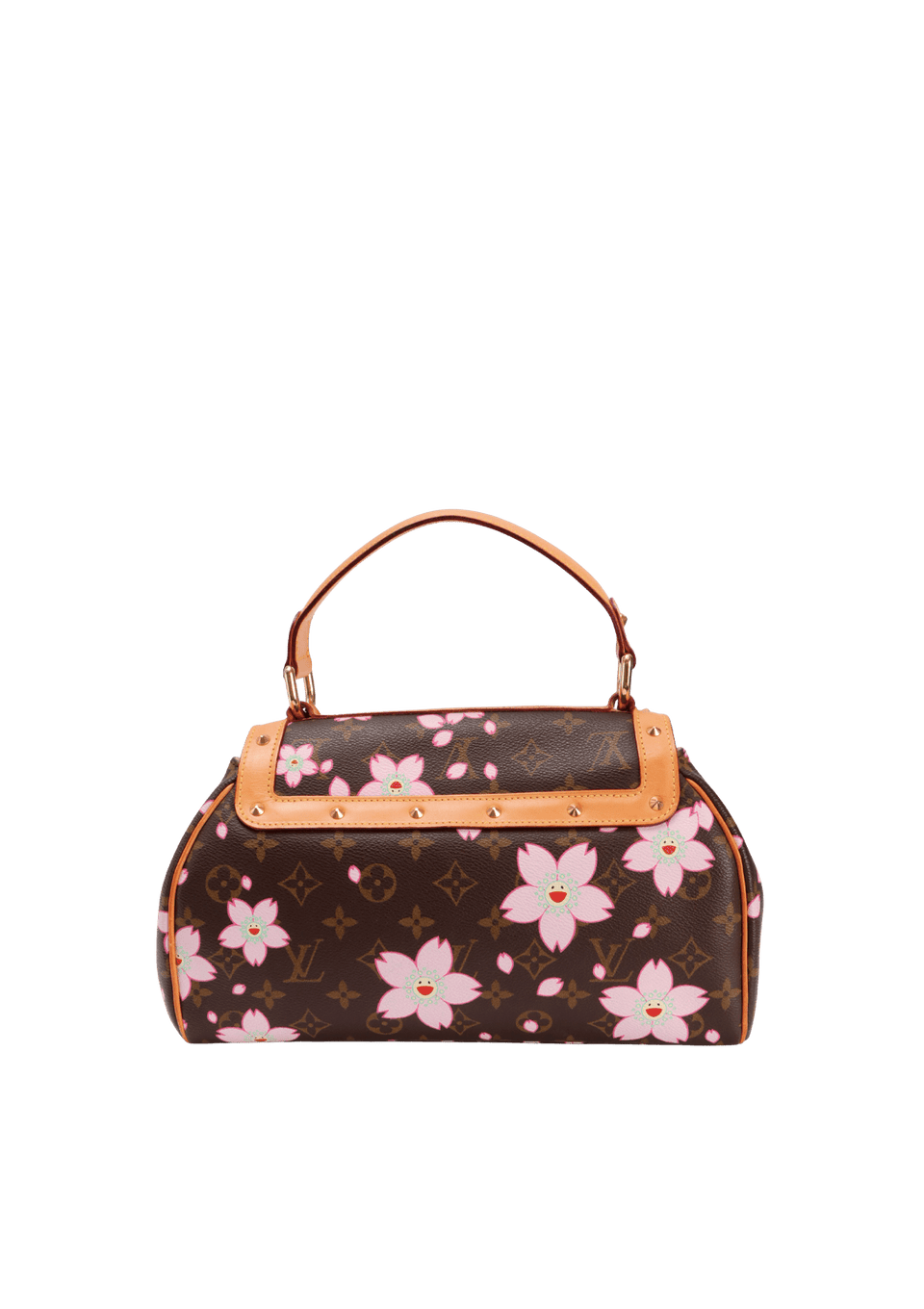 BOLSA LOUIS VUITTON MONOGRAM CHERRY BLOSSOM SAC RETRO MARROM