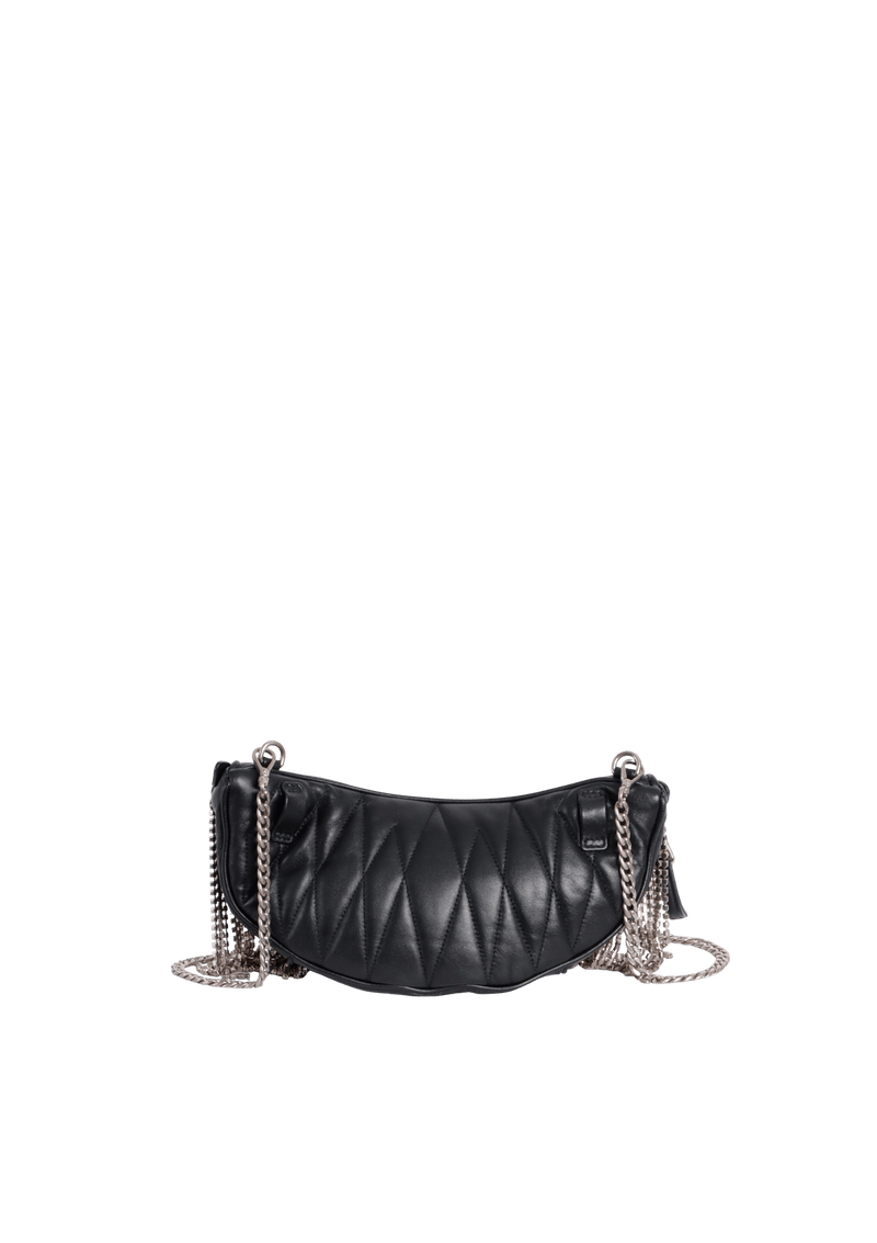 CRYSTAL FRINGE BELT BAG