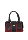 LEATHER TOP HANDLE BAG