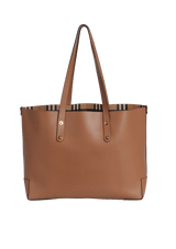 EMBOSSED CREST TOTE