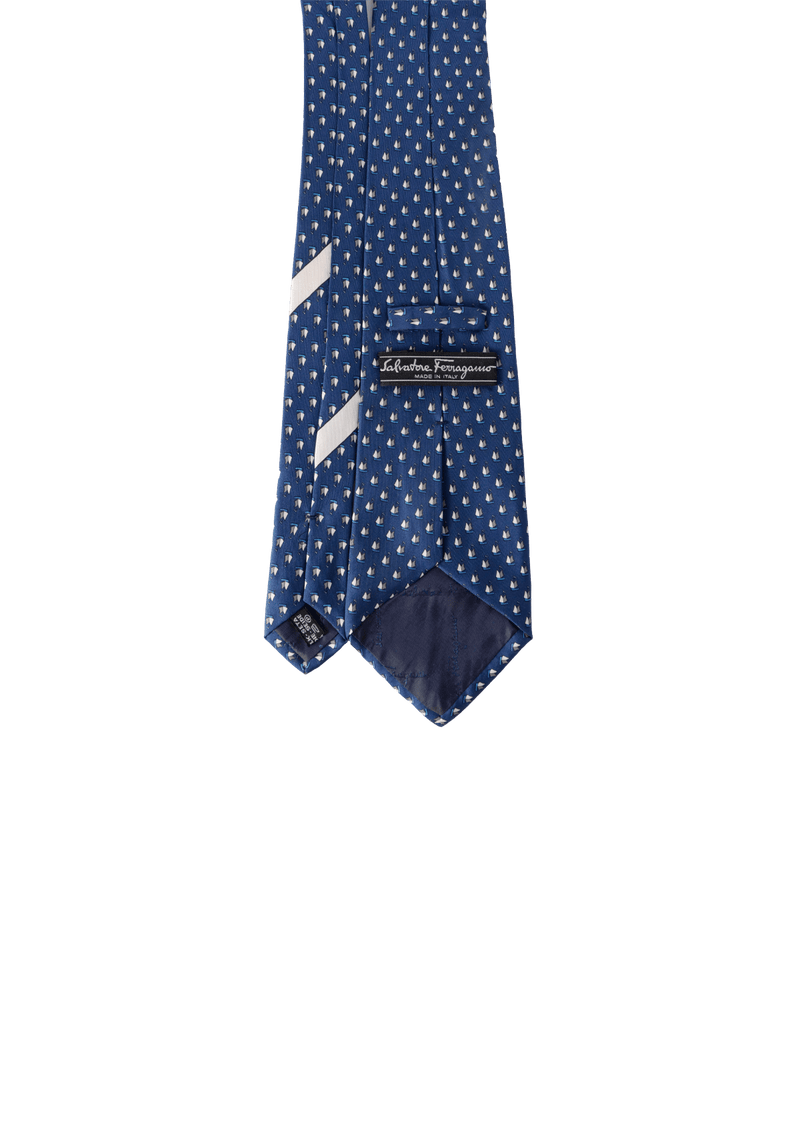 PRINTED SILK TIE