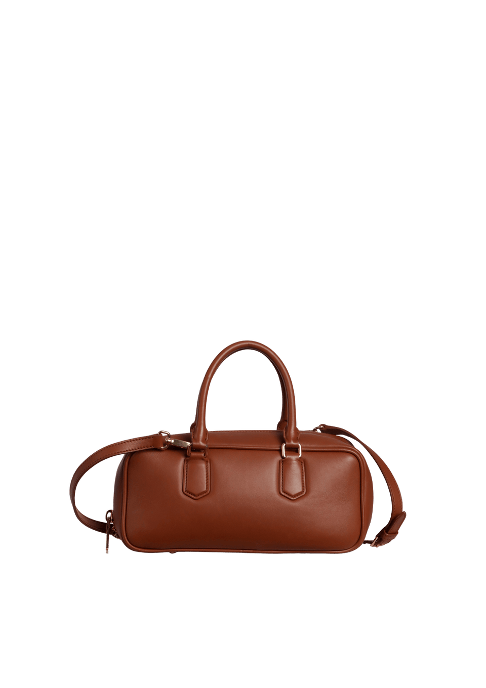 BOLSA MIU MIU LEATHER ARCADIE HANDLE BAG MARROM ORIGINAL – Gringa