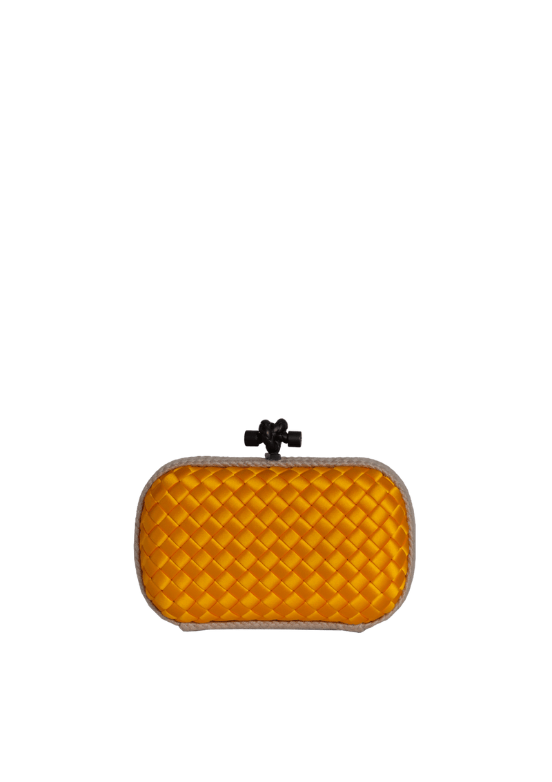 INTRECCIATO SATIN KNOT CLUTCH