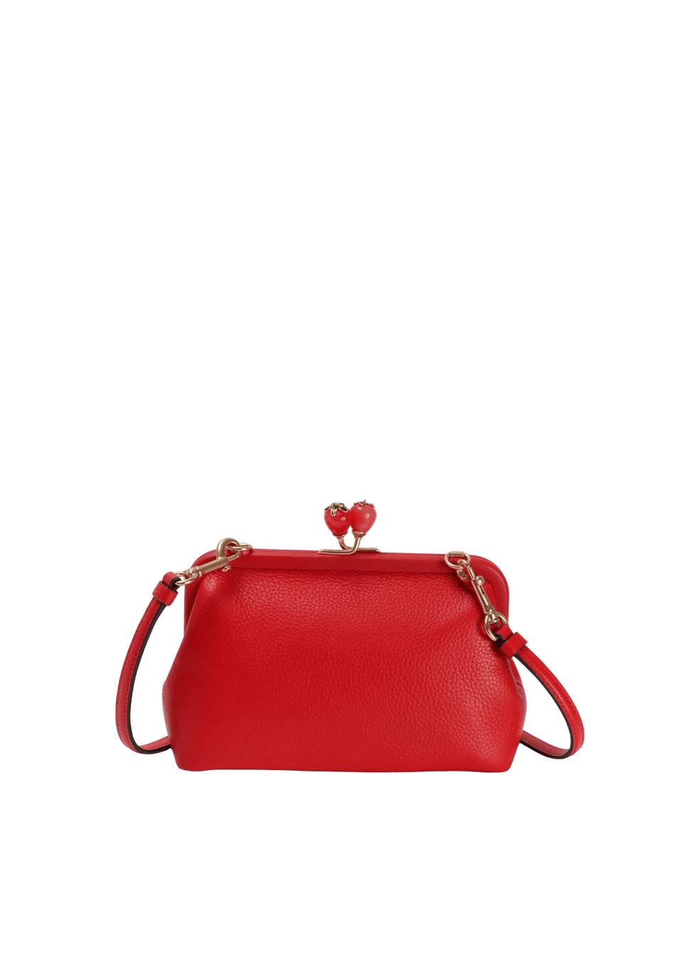 BOLSA COACH NORA KISSLOCK CLUTCH VERMELHO ORIGINAL – Gringa