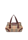 HAYMARKET CHECK COATED TOTE