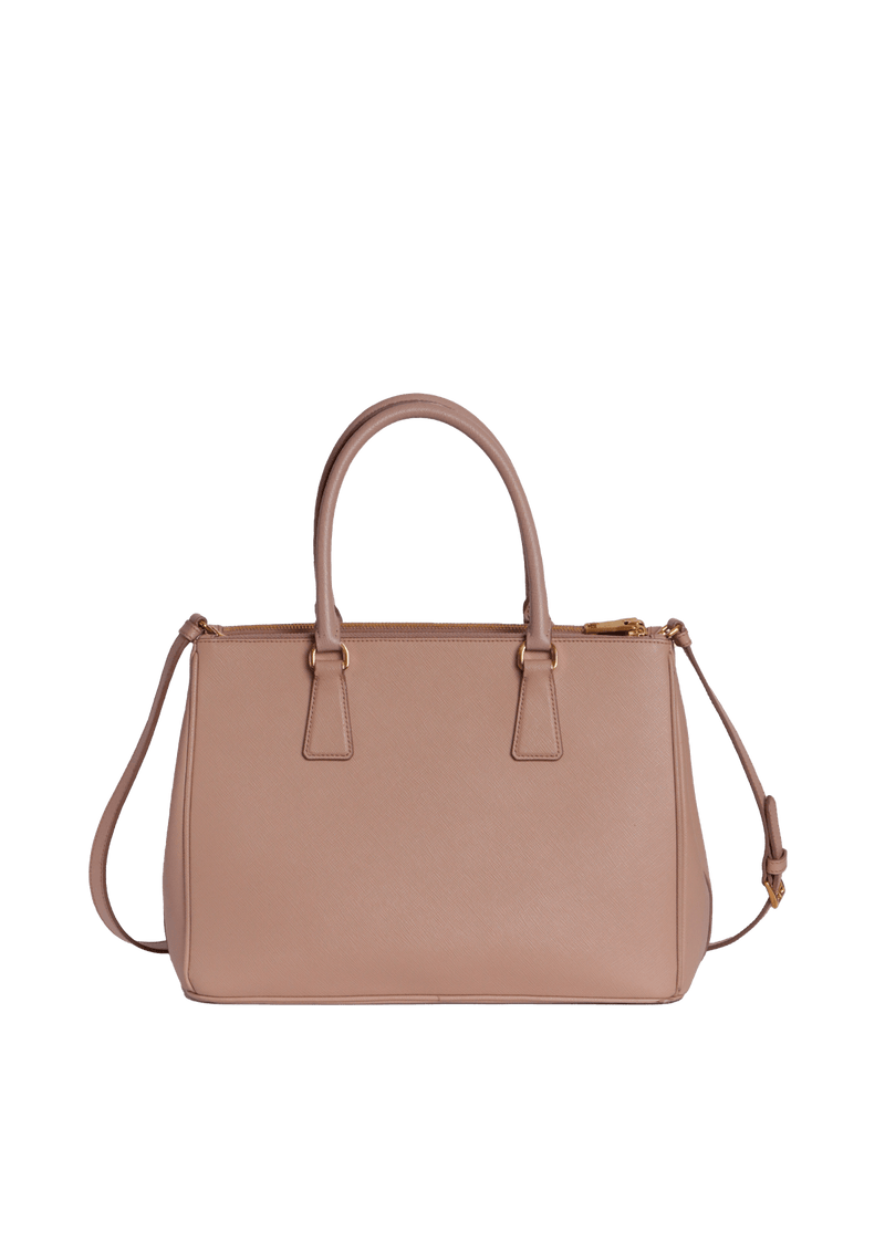 MEDIUM SAFFIANO LUX DOUBLE ZIP GALLERIA