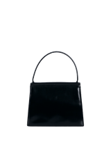 LEATHER TOP HANDLE BAG