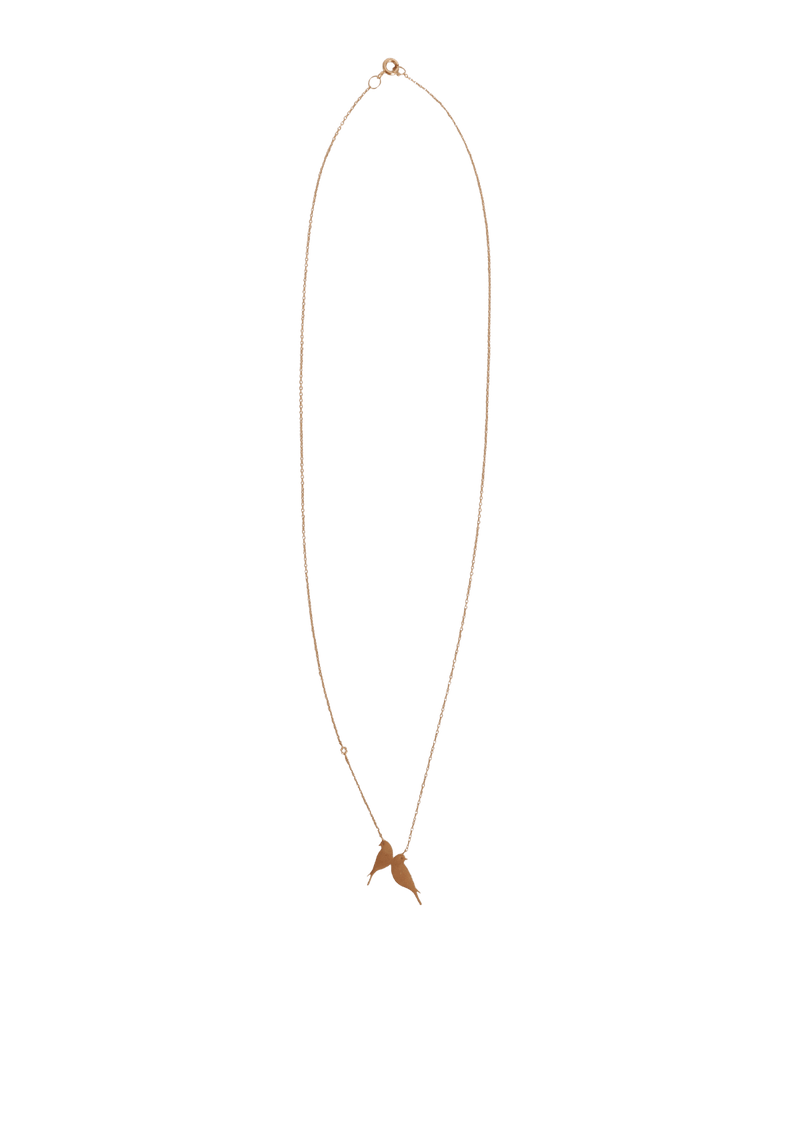 LOVE BIRDS 18K NECKLACE