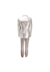 METALLIC PANTSUIT 38