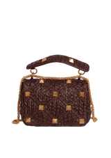 MEDIUM ROMAN STUD RAFFIA