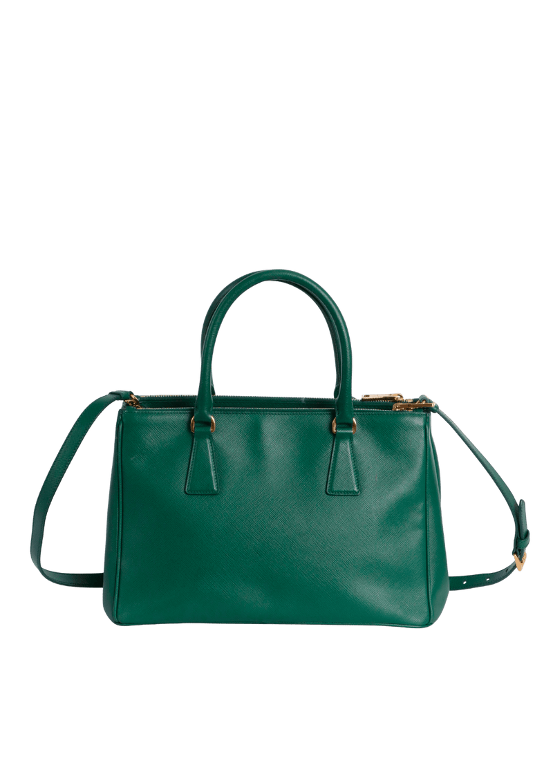 MEDIUM SAFFIANO LUX DOUBLE ZIP GALLERIA