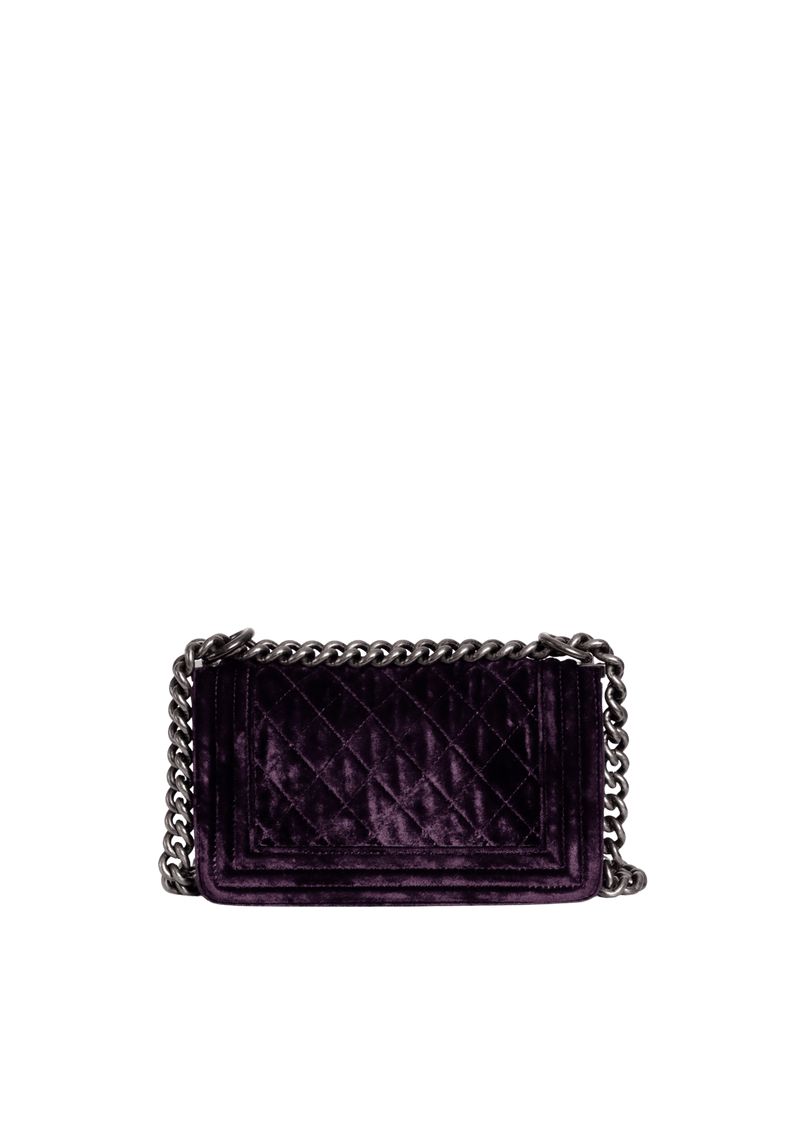 SMALL VELVET BOY BAG