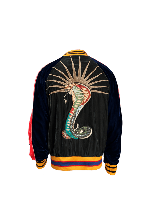 VELVET EMBROIDED JACKET 48