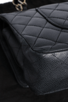 MEDIUM CLASSIC DOUBLE FLAP CAVIAR
