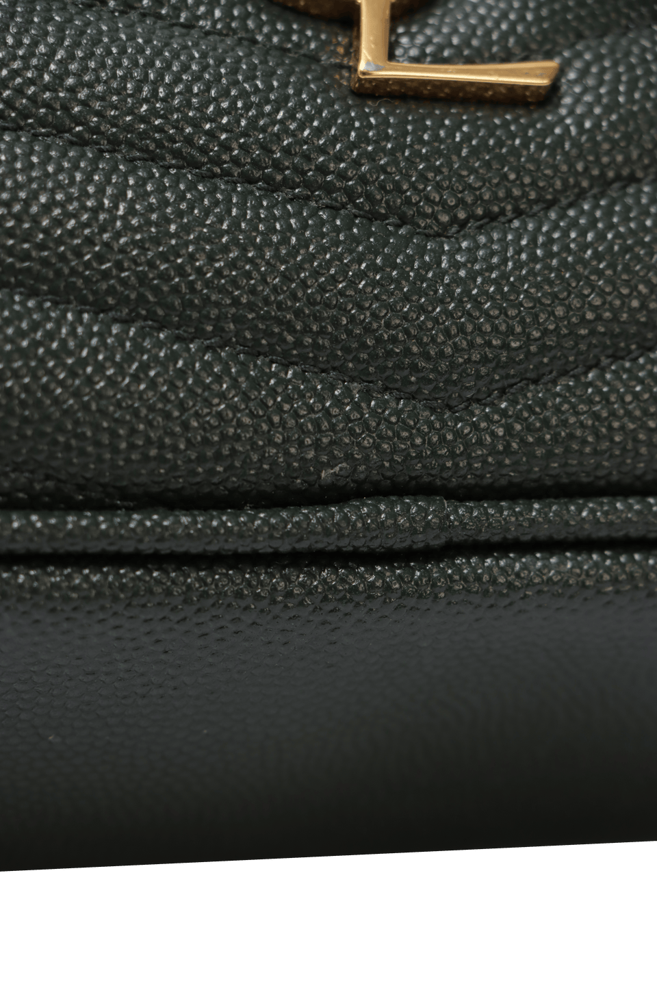Defeit BOLSA SAINT LAURENT MINI LOU CAMERA BAG VERDE ORIGINAL – Gringa