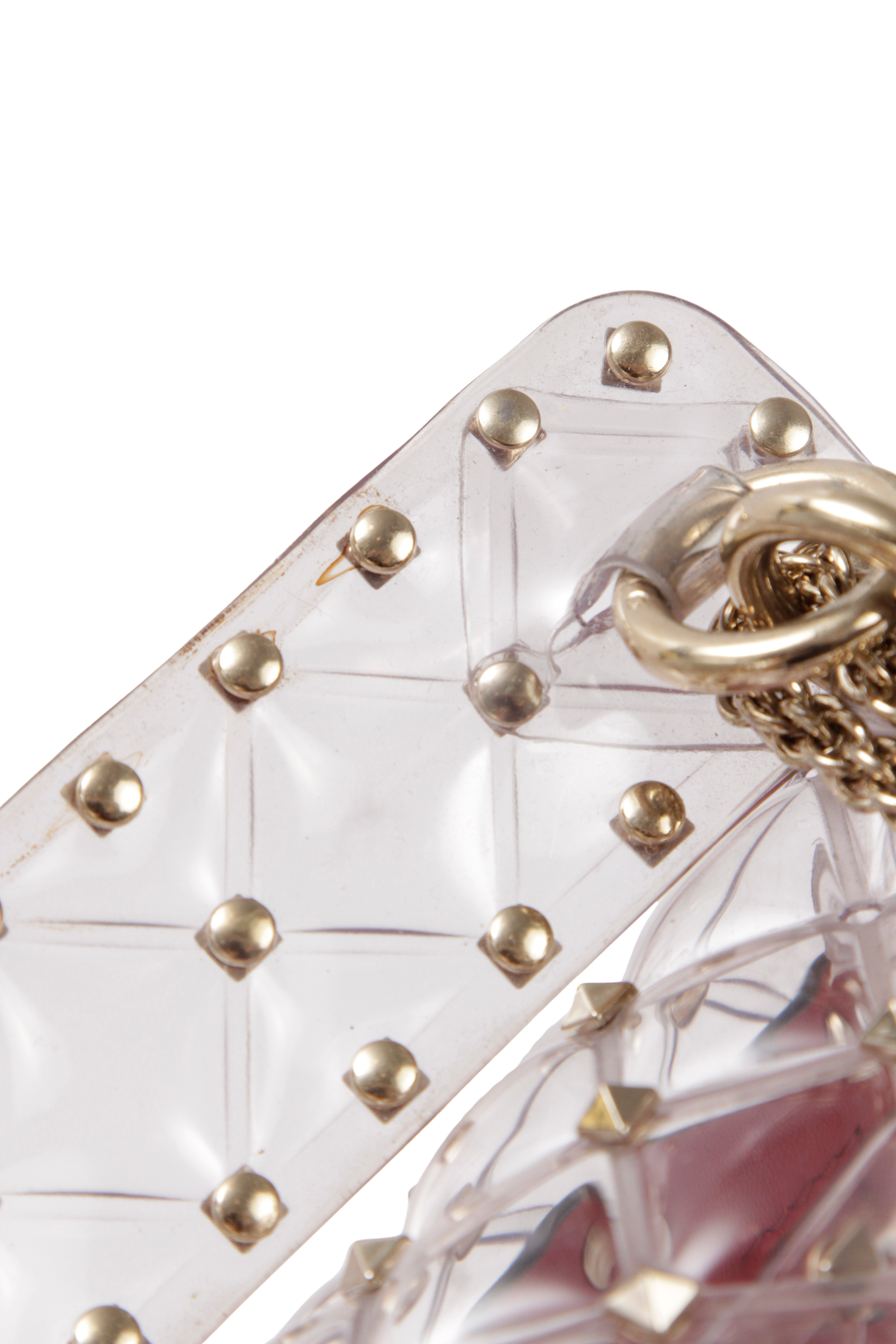 MEDIUM ROCKSTUD SPIKE QUILTED PVC
