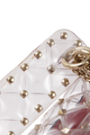 MEDIUM ROCKSTUD SPIKE QUILTED PVC
