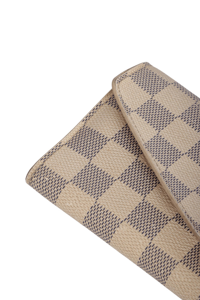 DAMIER AZUR SARAH WALLET