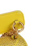 CRYSTAL ROMAN STUD TOP HANDLE BAG