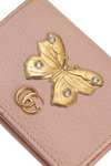 GG MARMONT BUTTERFLY CARD CASE WALLET