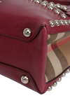 HOUSE CHECK STUDDED SMALL BANNER TOTE