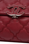 LEATHER HAMPTON MINI CC FLAP BAG