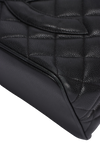 MEDALLION QUILTED TOTE CAVIAR