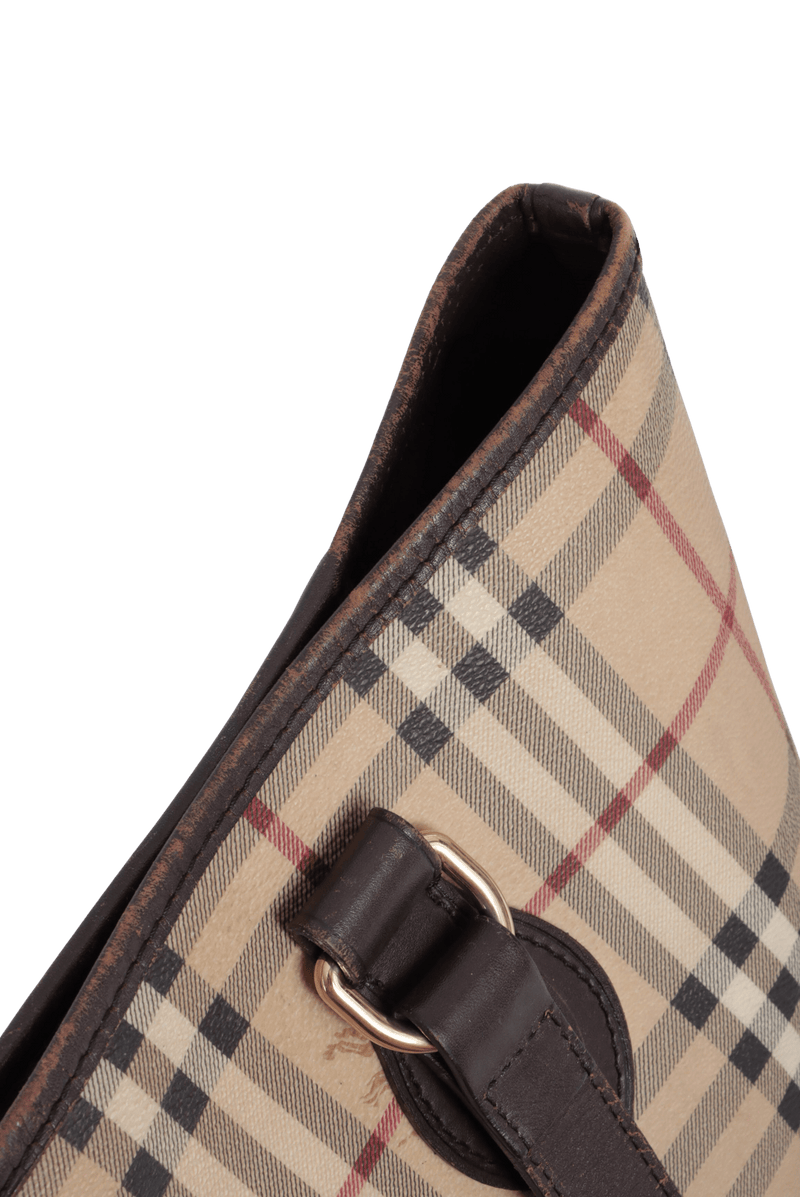 HAYMARKET CHECK TOTE