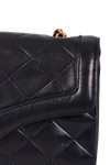 VINTAGE CC QUILTED ENVELOPE FLAP BAG