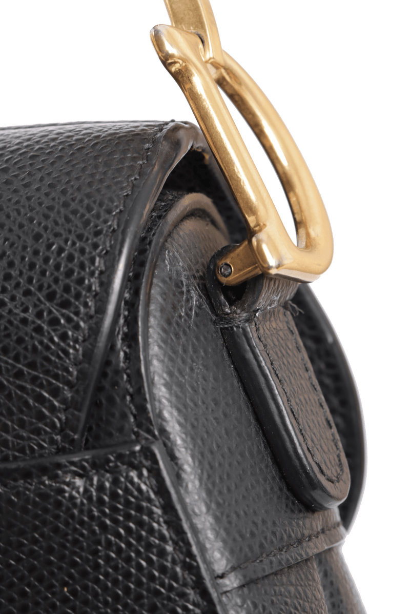 LEATHER SADDLE BAG + STRAP