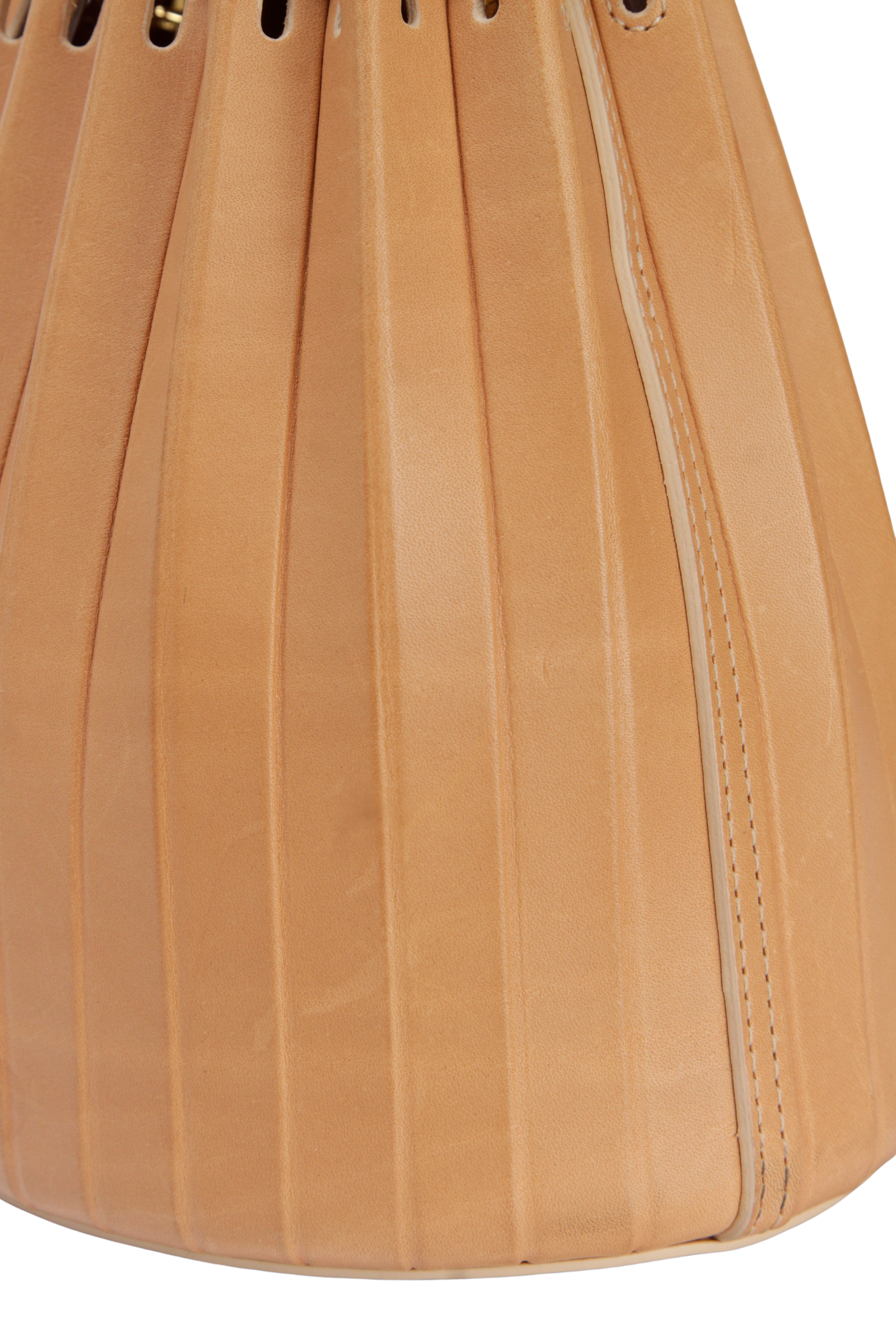 MINI PLEATED BUCKET BAG