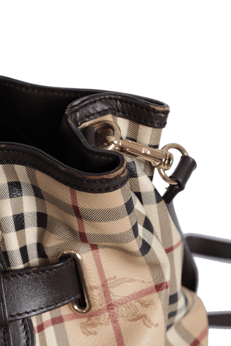 HAYMARKET CHECK BELTED BAG