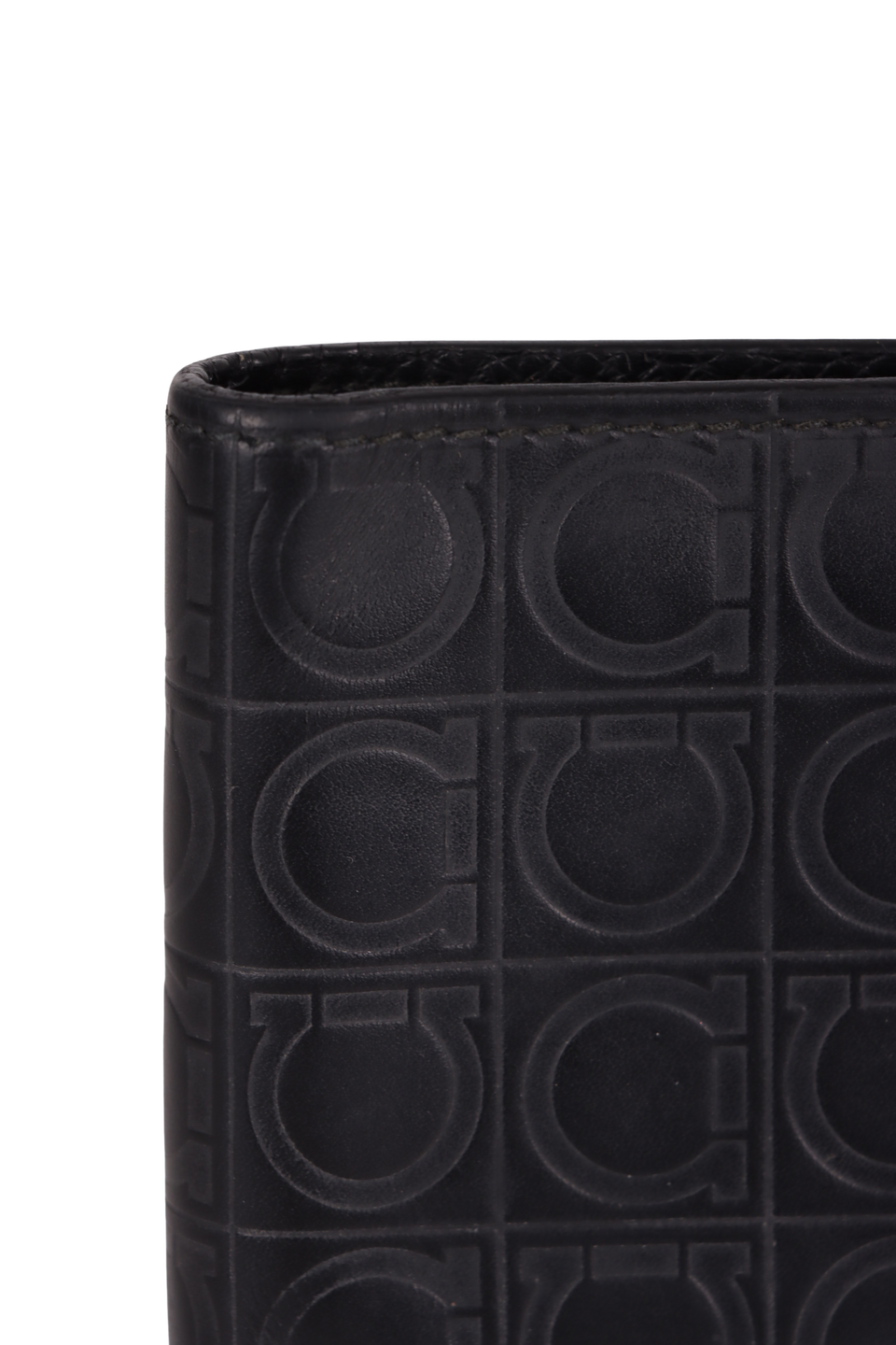 CARTEIRA SALVATORE FERRAGAMO LEATHER SIGNATURE WALLET PRETO P