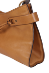 VINTAGE LEATHER BAMBOO HOBO