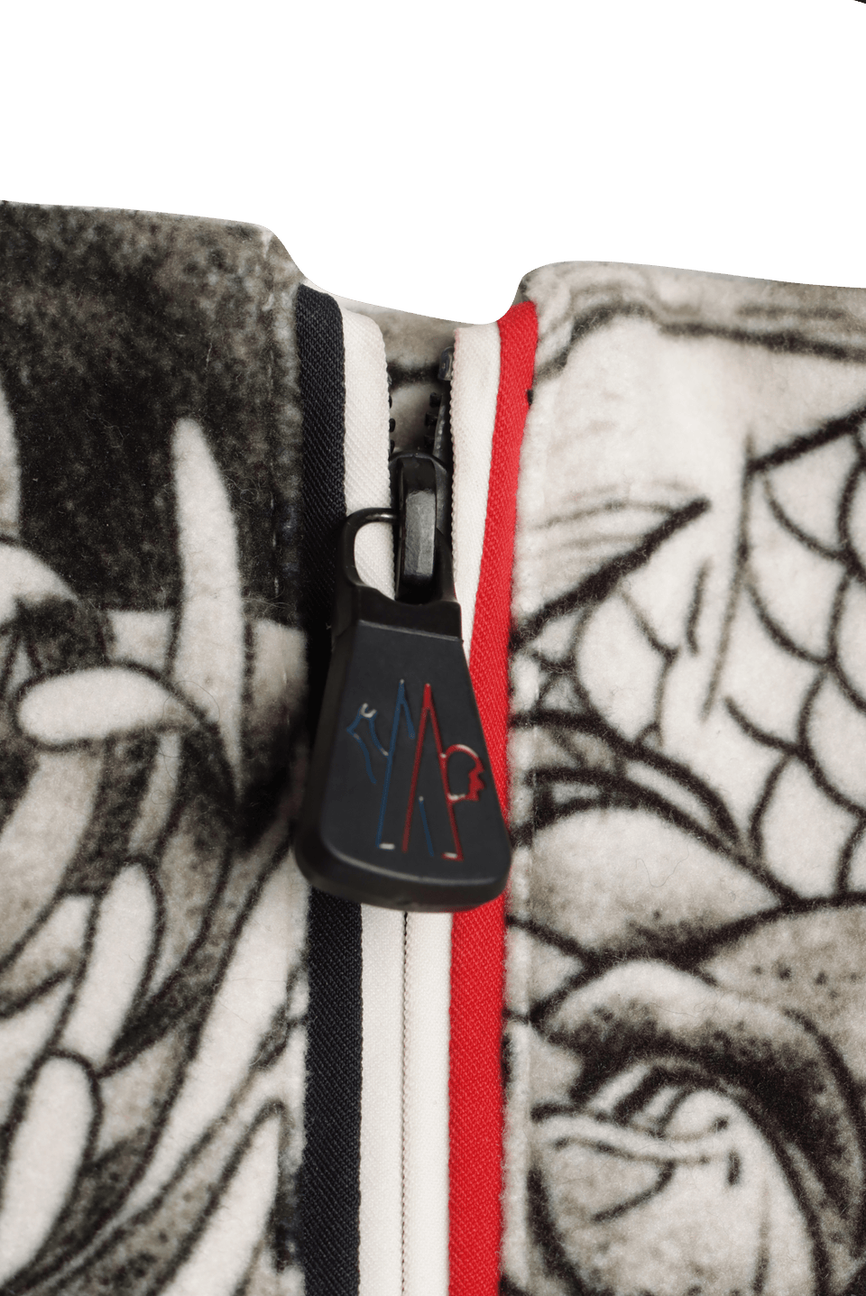 CASACO MONCLER PRINTED FLEECE HOODIE ESTAMPADO PP ORIGINAL – Gringa
