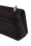 CC SUEDE FLAP BAG