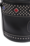 SMALL STUDDED BAHIA BUCKET BAG