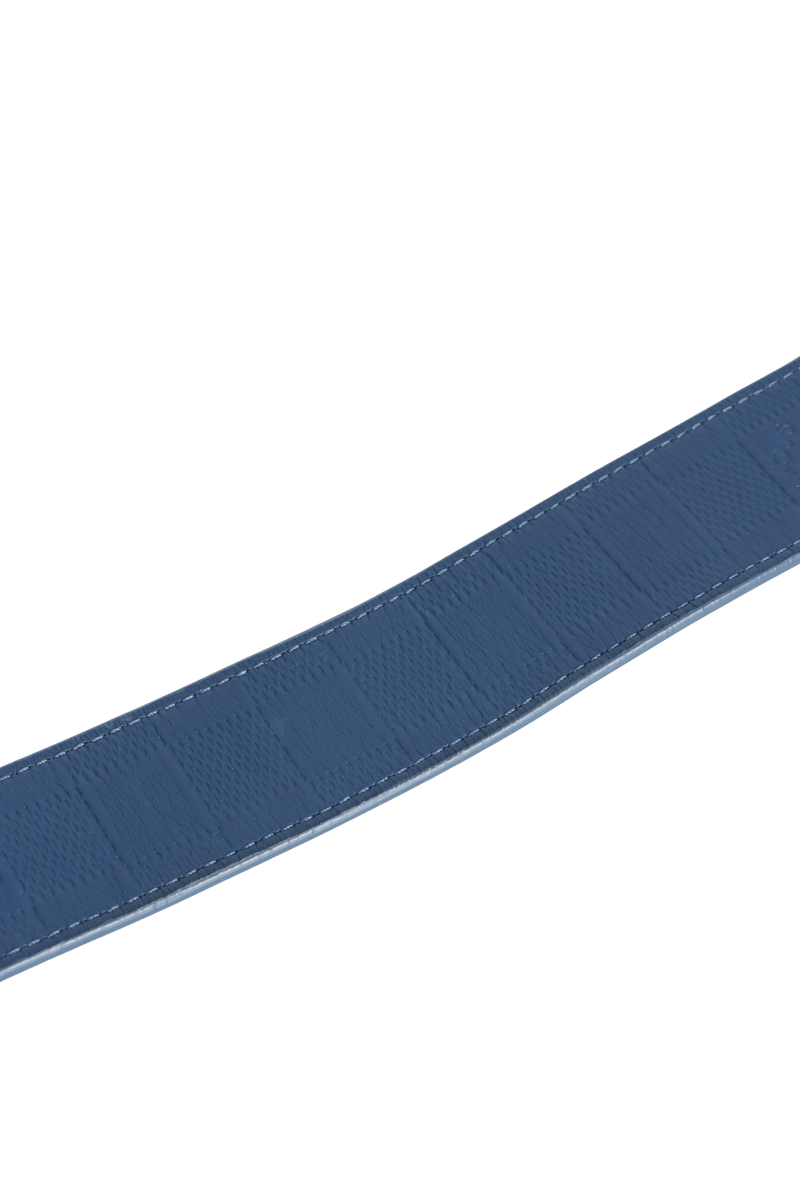 BLUE DAMIER BELT 95