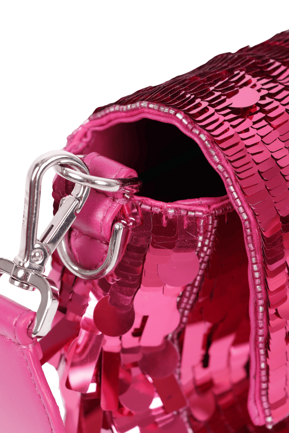 BOLSA FENDI SEQUIN BAGUETTE BAG ROSA ORIGINAL – Gringa