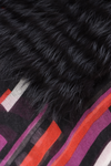 FUR CASHMERE AND SILK SCARF